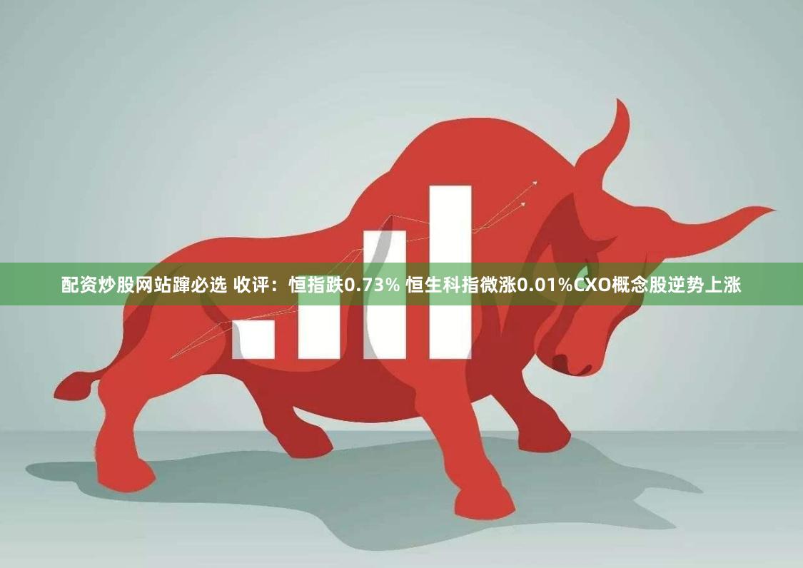 配资炒股网站蹿必选 收评：恒指跌0.73% 恒生科指微涨0.01%CXO概念股逆势上涨